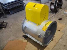 Vane Axial Fan with Clam Shell Housing for Ceramic Industry